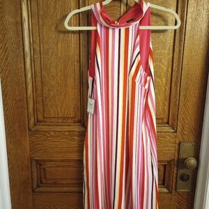 Laundry By Shelli Segal Multicolor Striped Dress